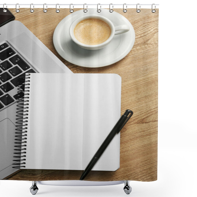 Personality  Notebook On Laptop Keyboard Shower Curtains