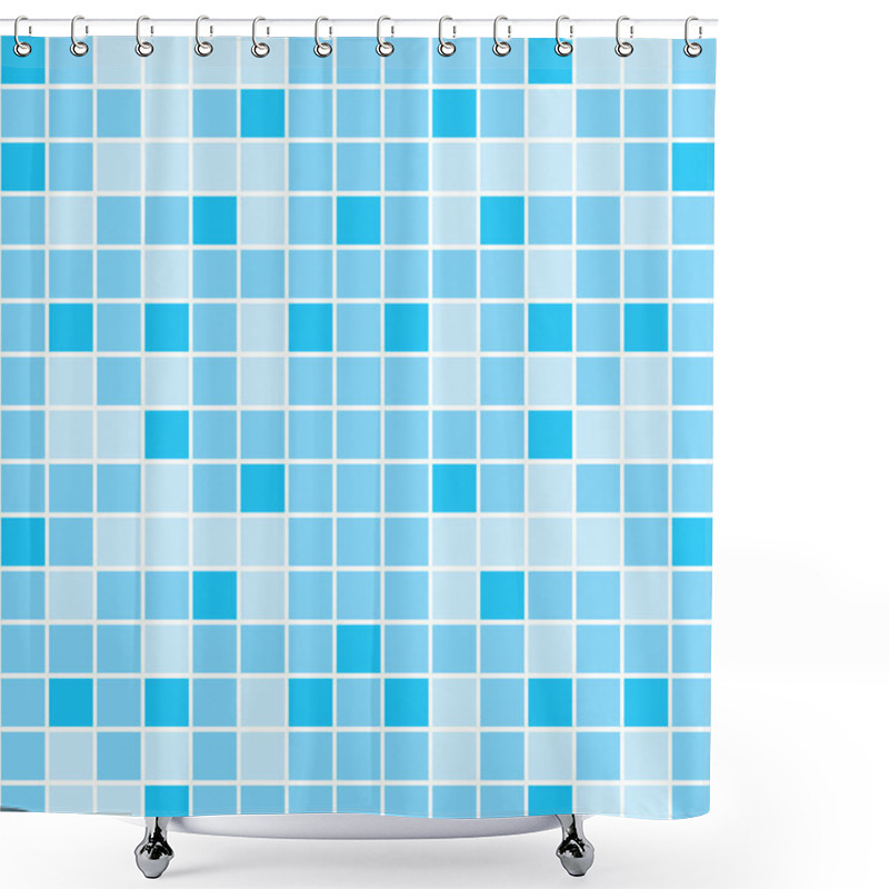 Personality  Mosaic Shower Curtains