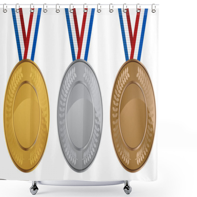 Personality  Olympic Medals Shower Curtains