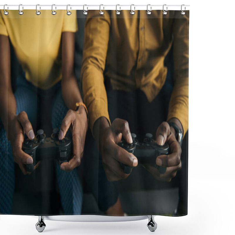 Personality  Gamepad Shower Curtains