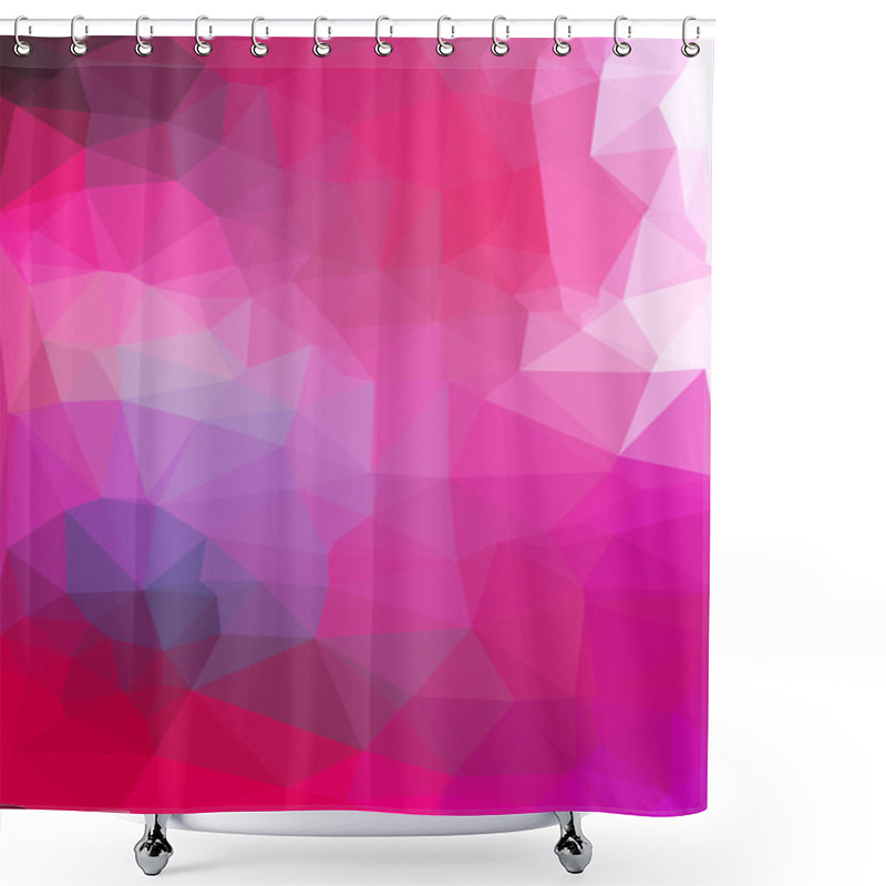 Personality  Abstract Geometric Background Shower Curtains