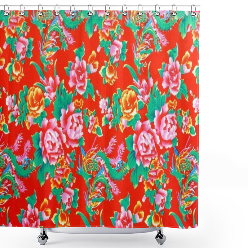 Personality  Traditional Chinese Cloth Shower Curtains