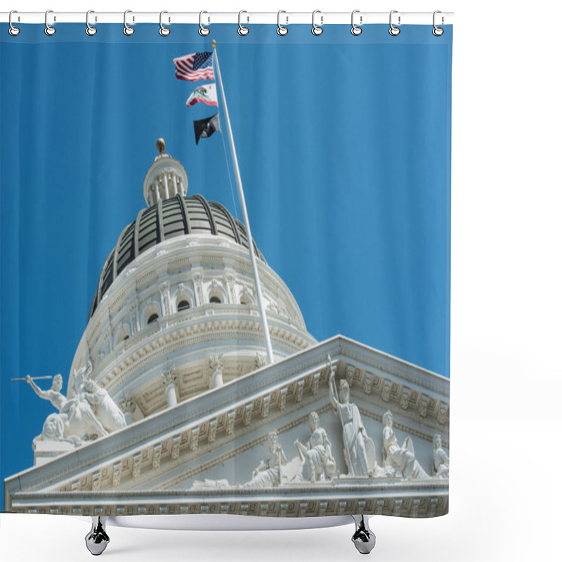 Personality  Sacramento Capitol Building In California Shower Curtains