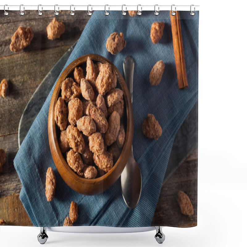 Personality  Homemade Sweet Cinnamon Coated Almonds Shower Curtains