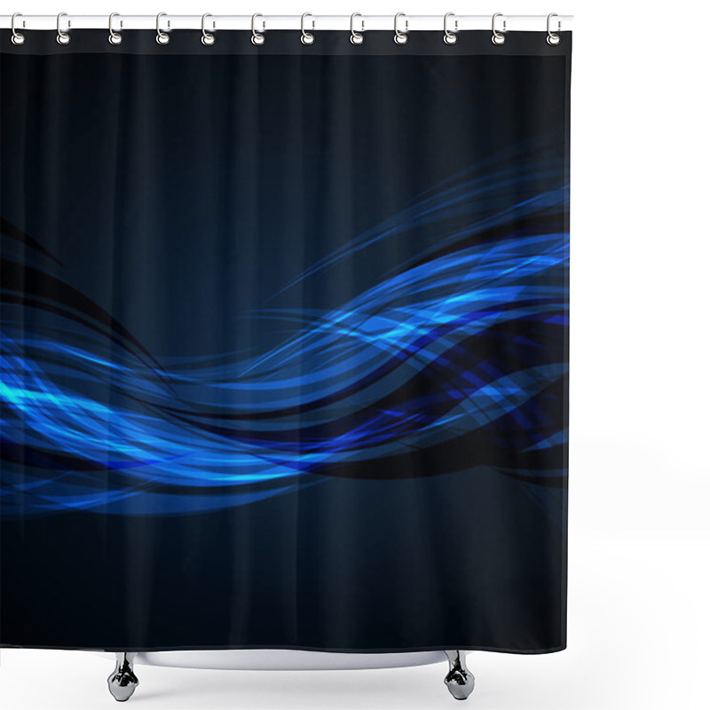 Personality  Abstract Background Shower Curtains