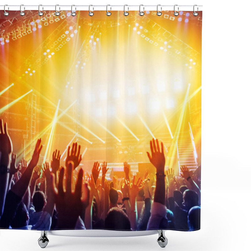 Personality  Party In Night Club Shower Curtains