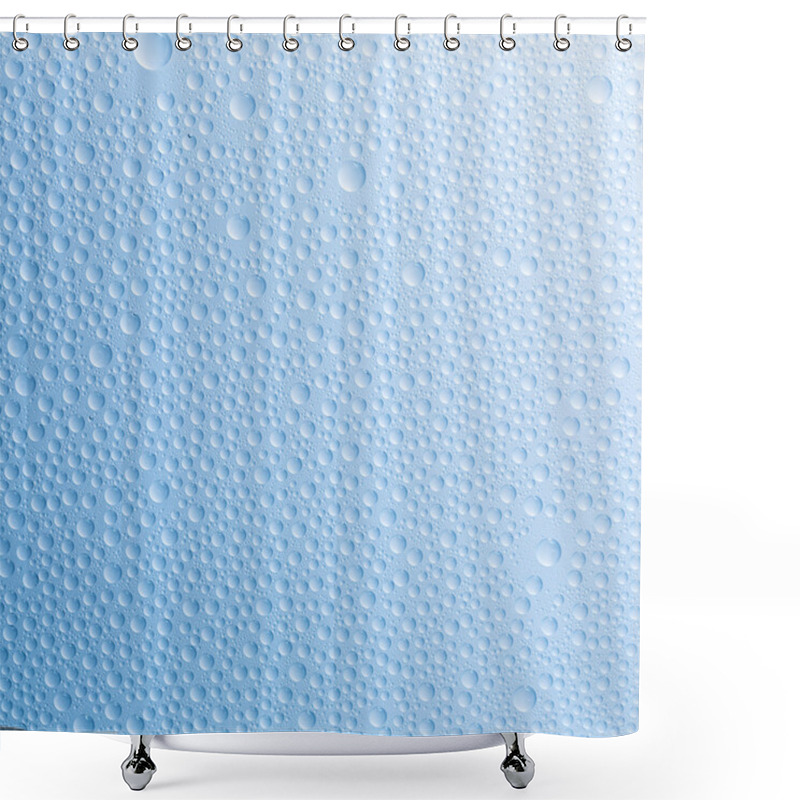 Personality  Water Drops Beading Nano Effect Tau Lotuseffekt Blue Sealer Repels Rain Deflector Shower Curtains