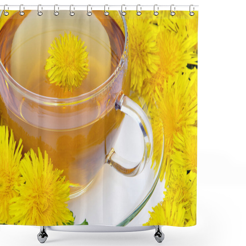 Personality  Tea Dandelion Shower Curtains