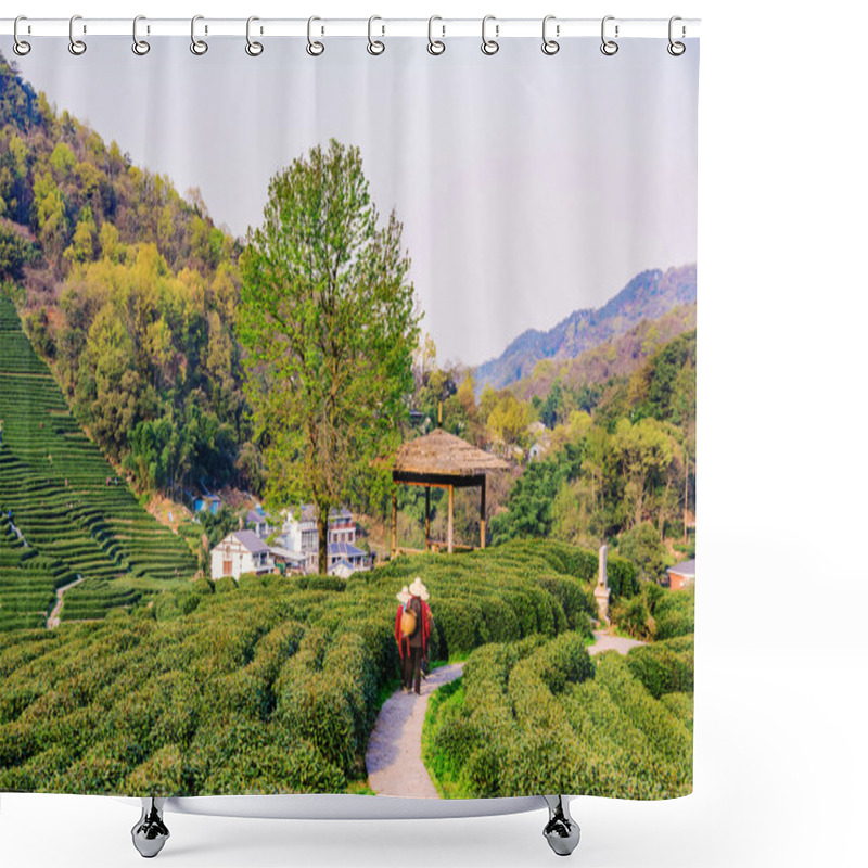 Personality  Path With Farmers Shower Curtains