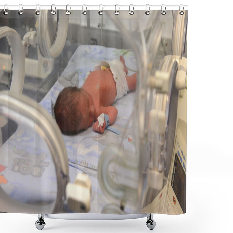 Personality  Unidentified New Born Babies  Shower Curtains