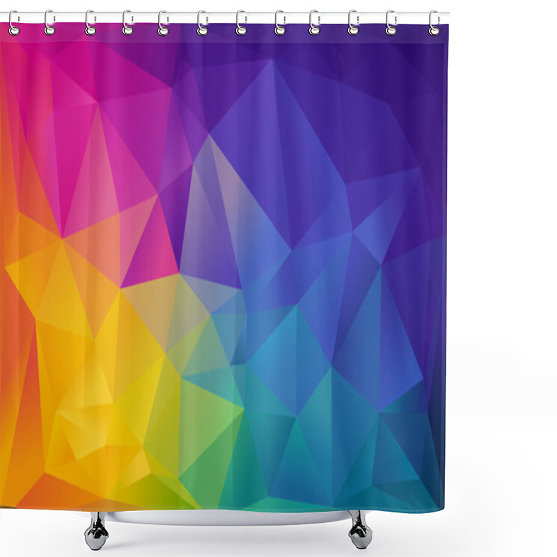 Personality  Abstract Background Shower Curtains