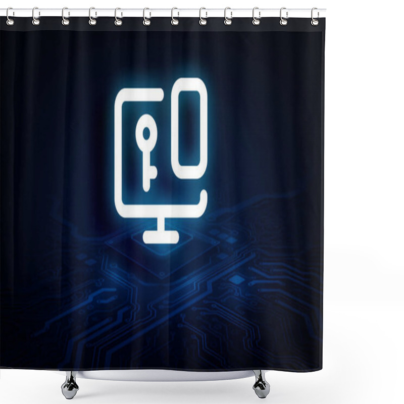 Personality  How 2FA Protects Your Accounts From Cyber Threats Shower Curtains