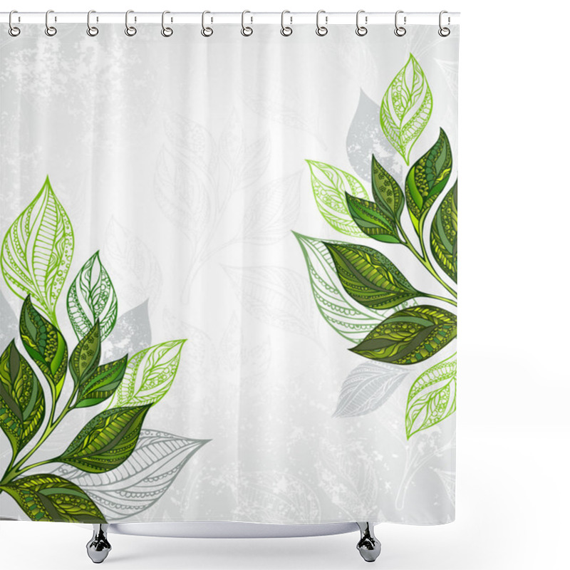 Personality  Tea Design Template Shower Curtains