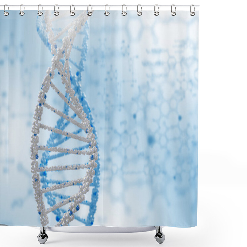 Personality  DNA Strand Shower Curtains