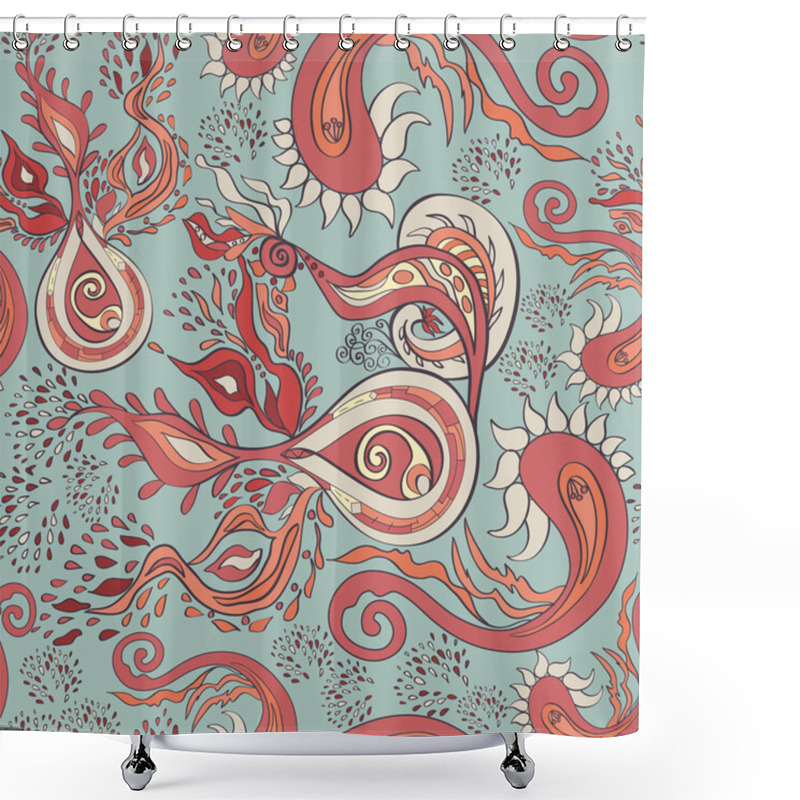 Personality  Paisley Pattern Shower Curtains