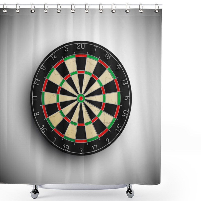 Personality  Darts Board Shower Curtains