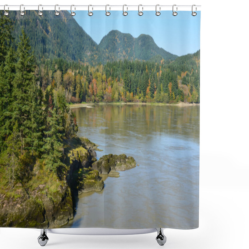 Personality  Fraser River In British Columbia, Canada Shower Curtains