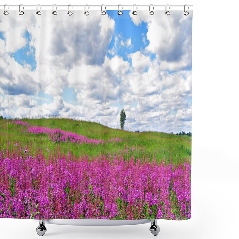 Personality  Summer Landscape Shower Curtains