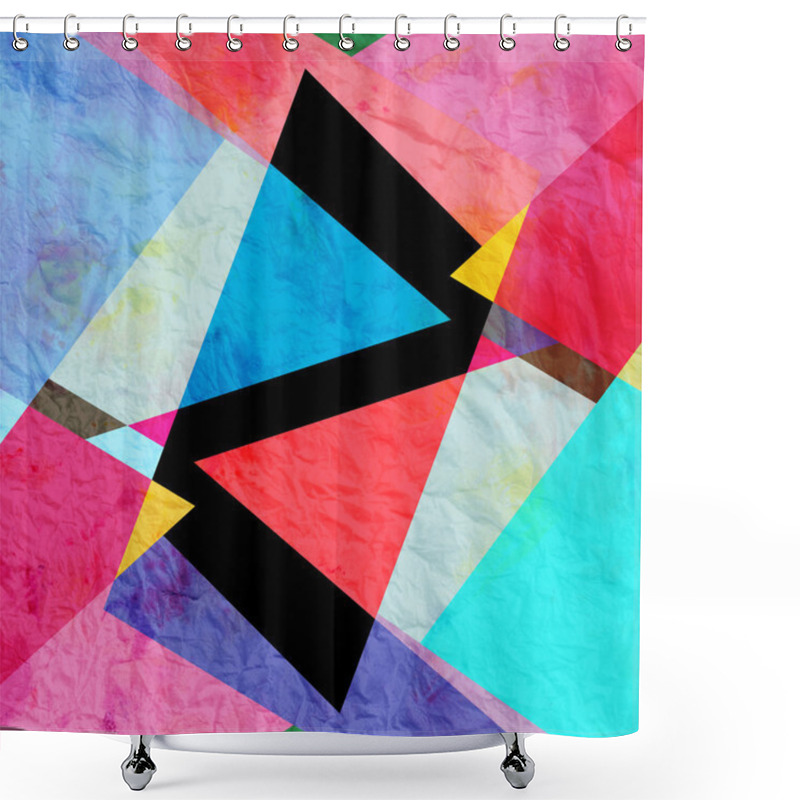 Personality  Abstract Background Shower Curtains