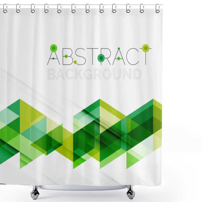 Personality  Abstract Geometric Background. Shower Curtains