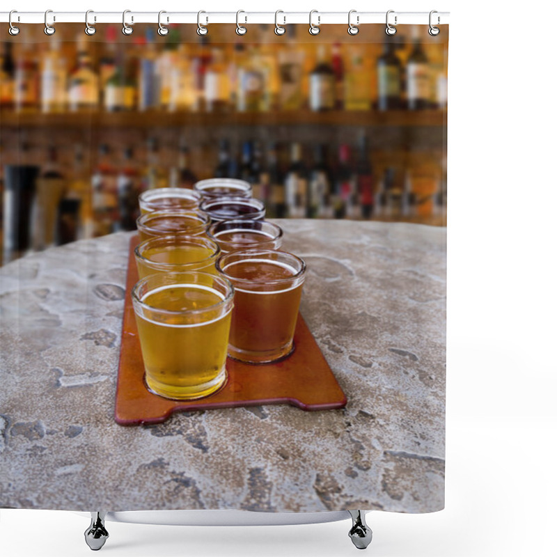 Personality  Beer Flight Shower Curtains