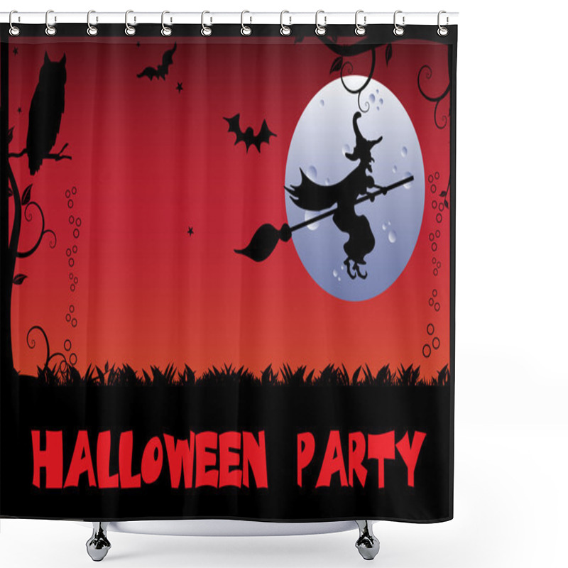 Personality  Halloween Party Shower Curtains