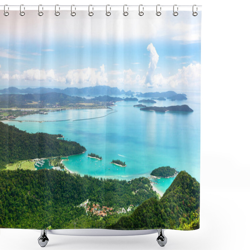 Personality  Aerial View Of Langkawi Island, Malaysia Shower Curtains