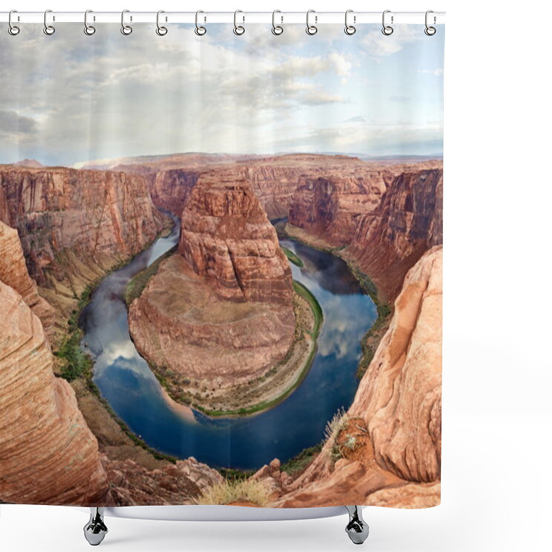 Personality  Horseshoe Bend At Sunset Shower Curtains