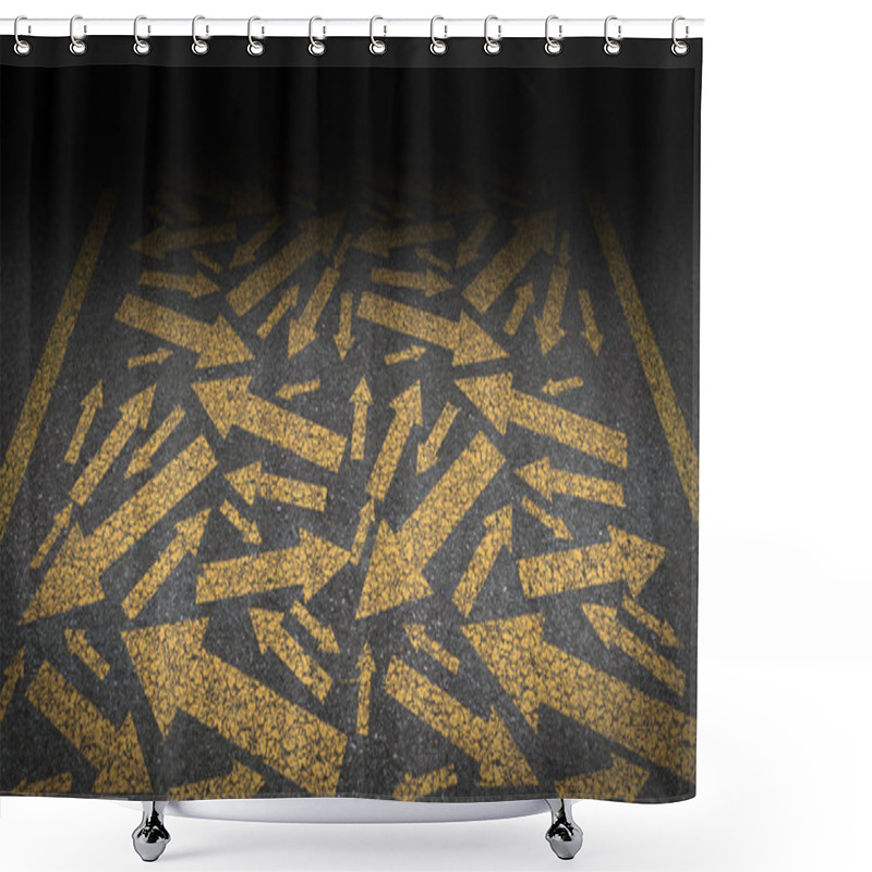 Personality  Direction Problems Shower Curtains