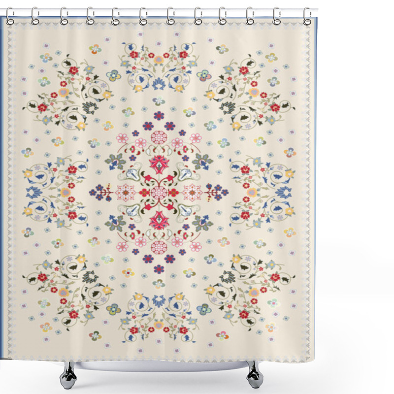 Personality  Carpet Design Shower Curtains