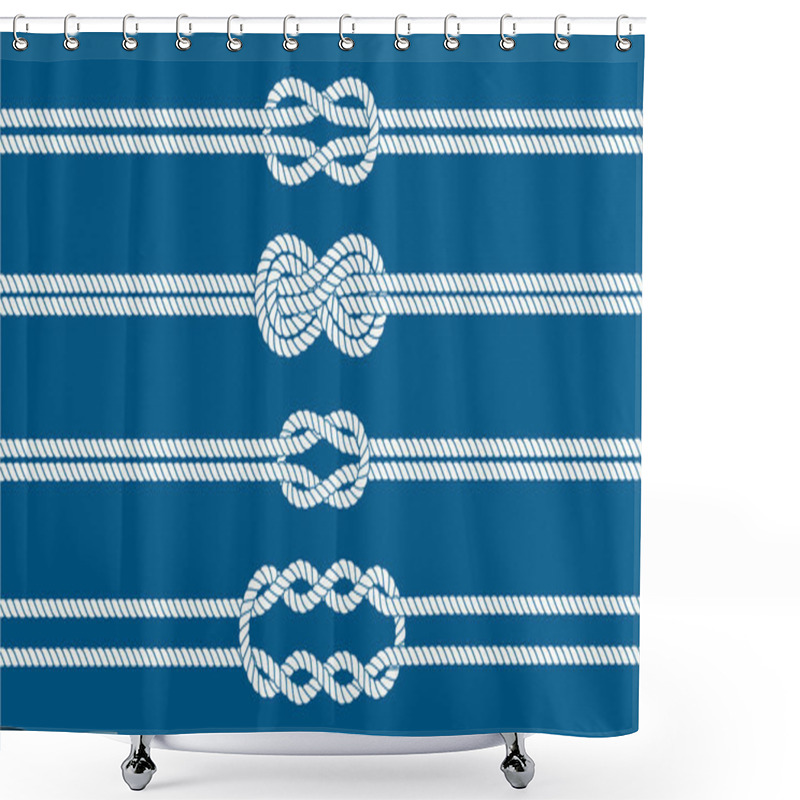 Personality  Sailor Knot Dividers Set.  Shower Curtains