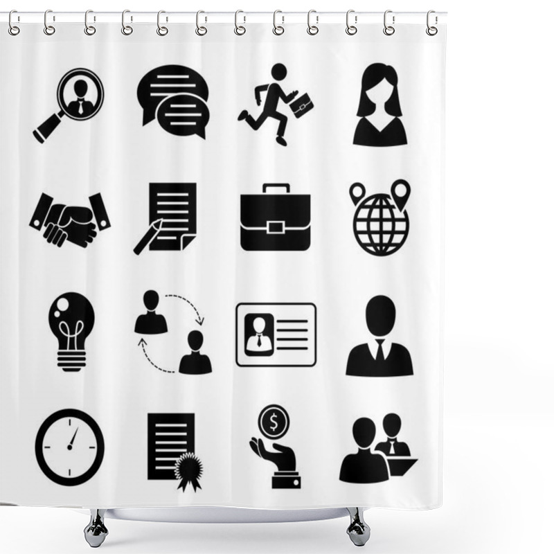 Personality  Job Interview Set Shower Curtains