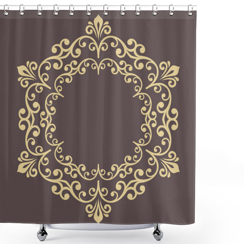 Personality  Oriental Abstract Vector Pattern Shower Curtains