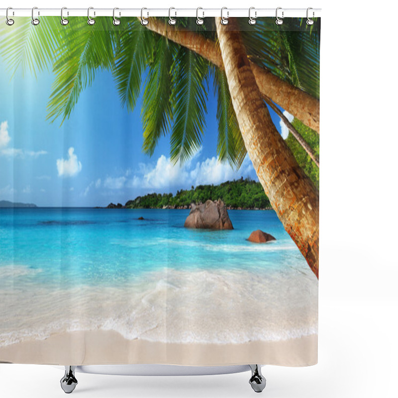 Personality  Anse Lazio Beach At Praslin Island, Seychelles Shower Curtains