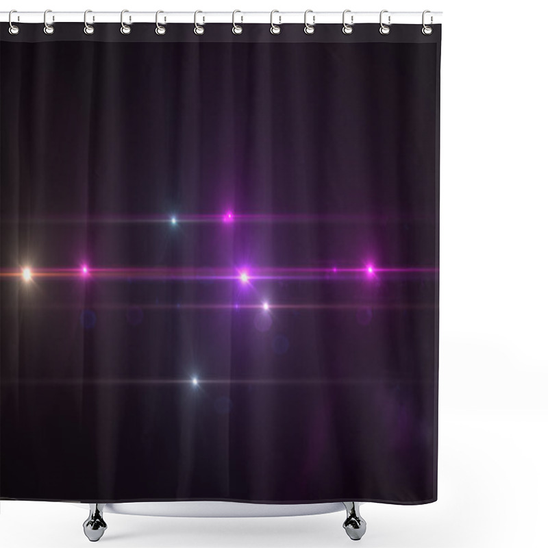 Personality  Optical Flares Shower Curtains