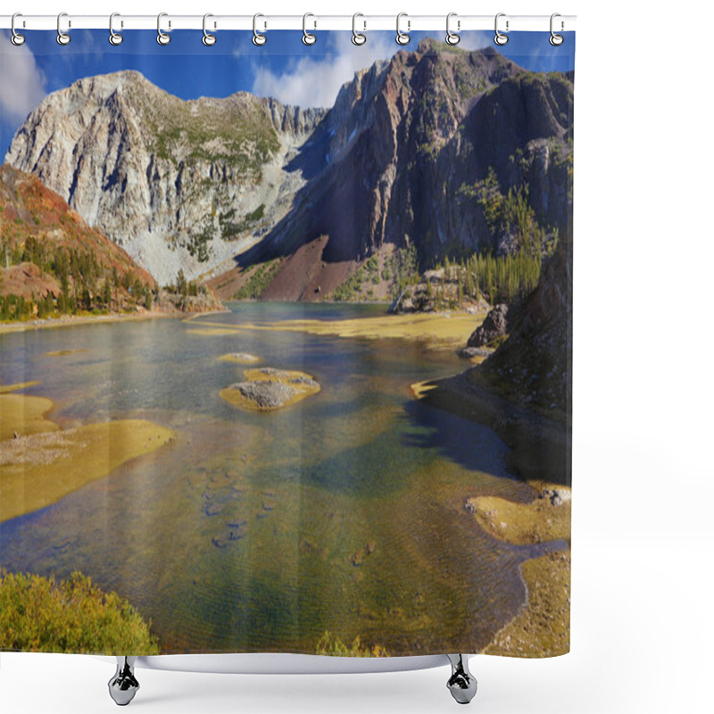 Personality  The Shallow Lake On Pass Tioga Shower Curtains