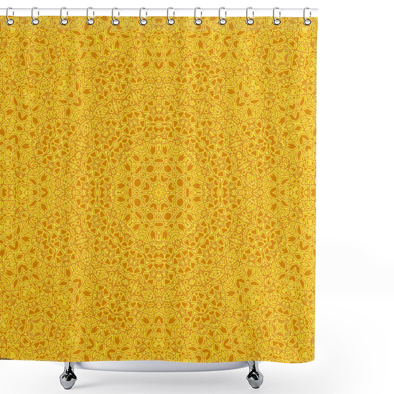 Personality  Background With Abstract Pattern Shower Curtains