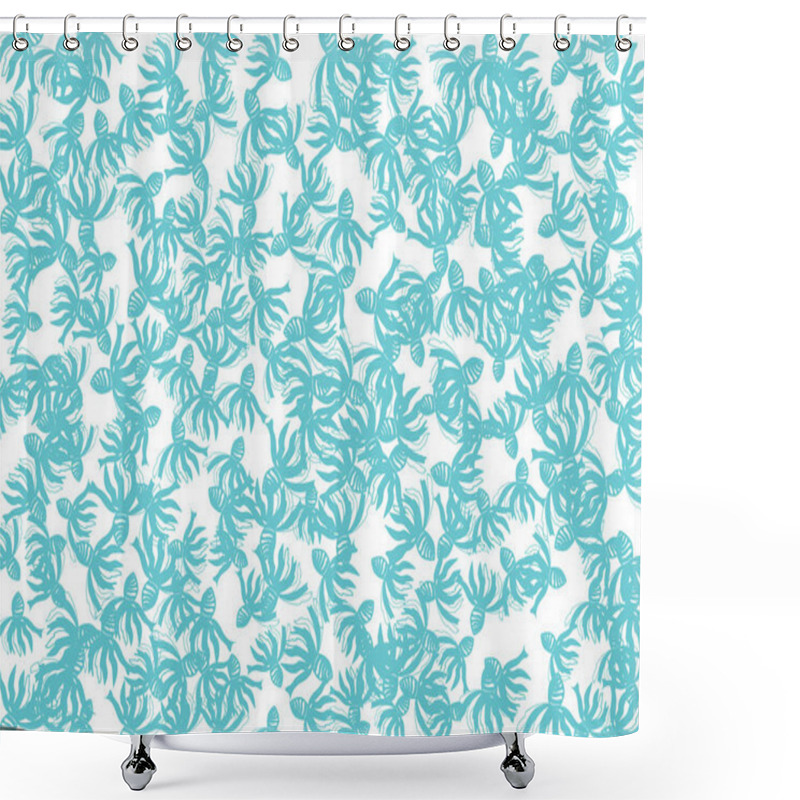 Personality  Funky Floral Pattern Shower Curtains