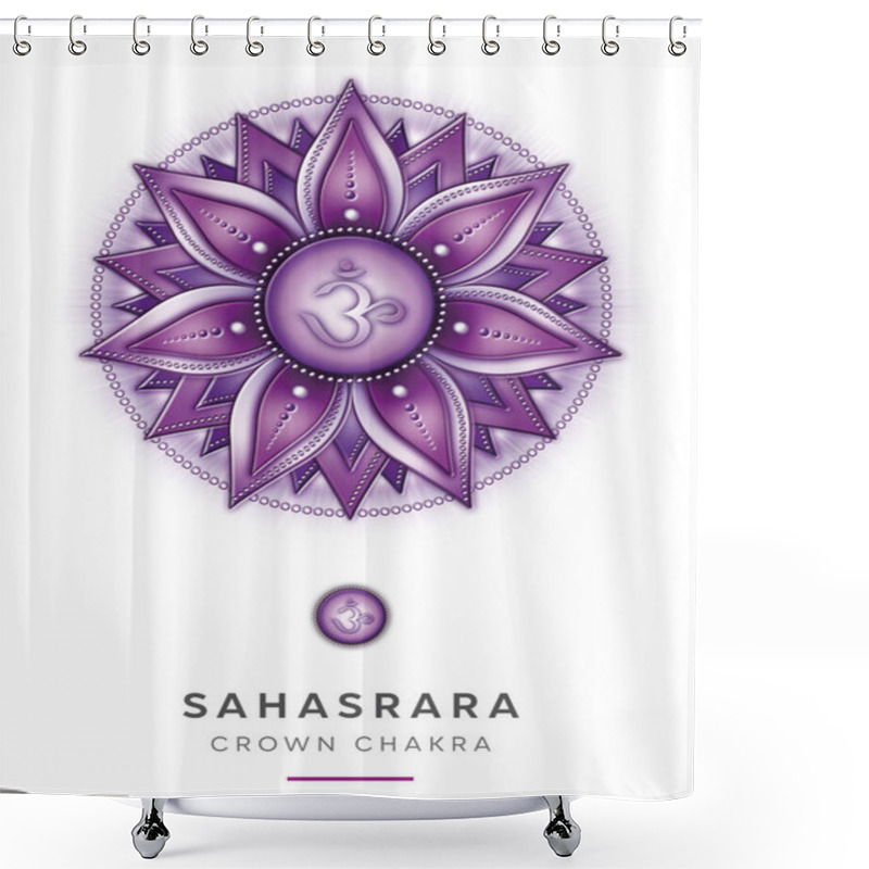 Personality  Chakra Symbols, Crown Chakra - SAHASRARA - Knowledge, Consciousness, Fullfillment, Spirituality - 