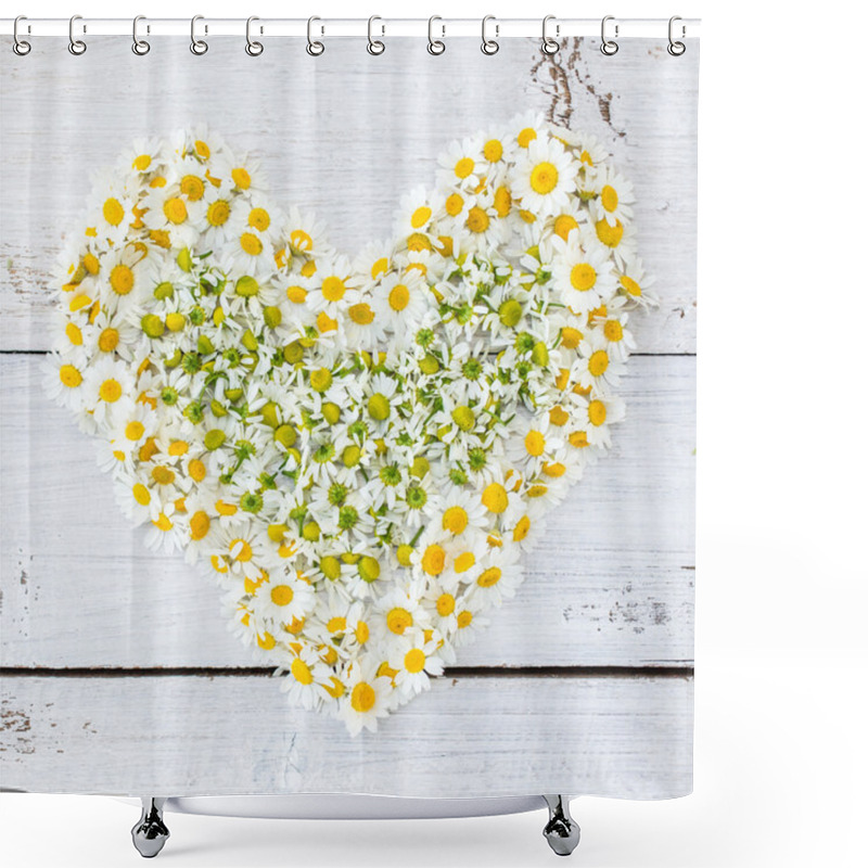 Personality  Flower Heart Shower Curtains