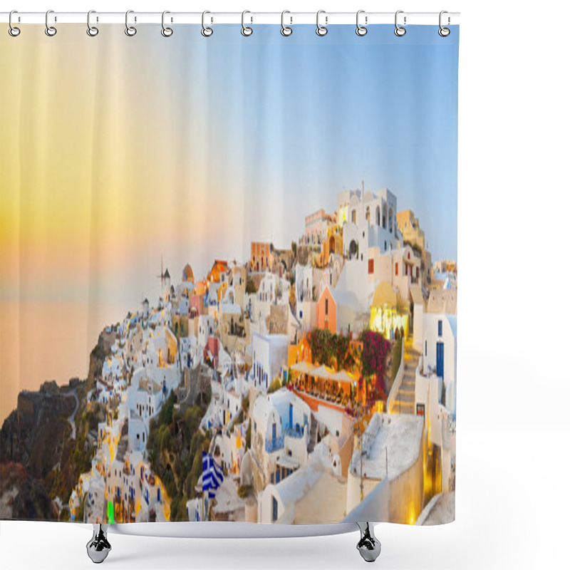 Personality  Santorini Sunset (Oia) - Greece Shower Curtains