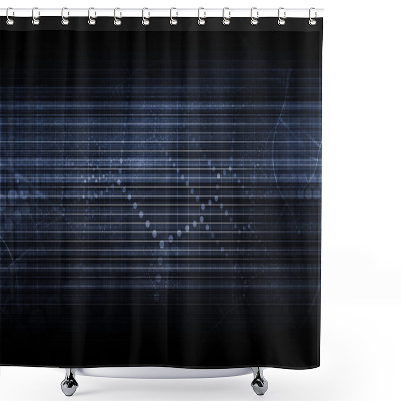 Personality  Digital Identity Management Shower Curtains