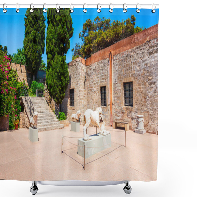 Personality  Archaeological Museum Of Rhodes, Greece Shower Curtains