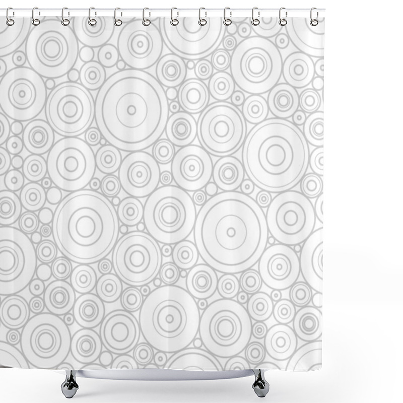 Personality  Circle Pattern Shower Curtains