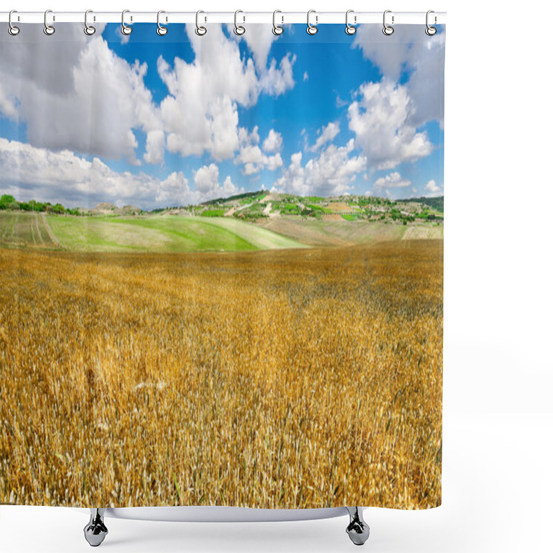 Personality  Wheat Fields Shower Curtains