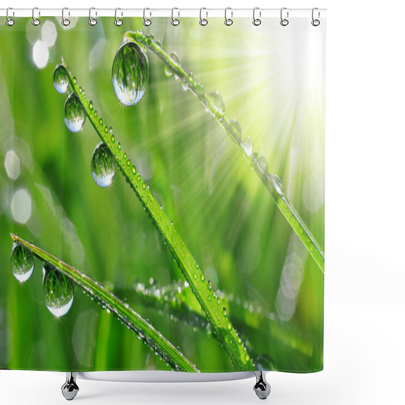 Personality  Dew Drops Shower Curtains