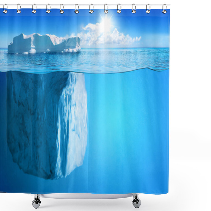 Personality  South And North Pole And All Things Related Shower Curtains