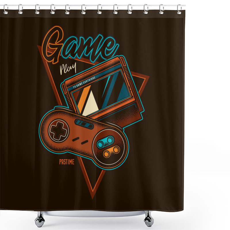 Personality   Emblem_game_02 Shower Curtains