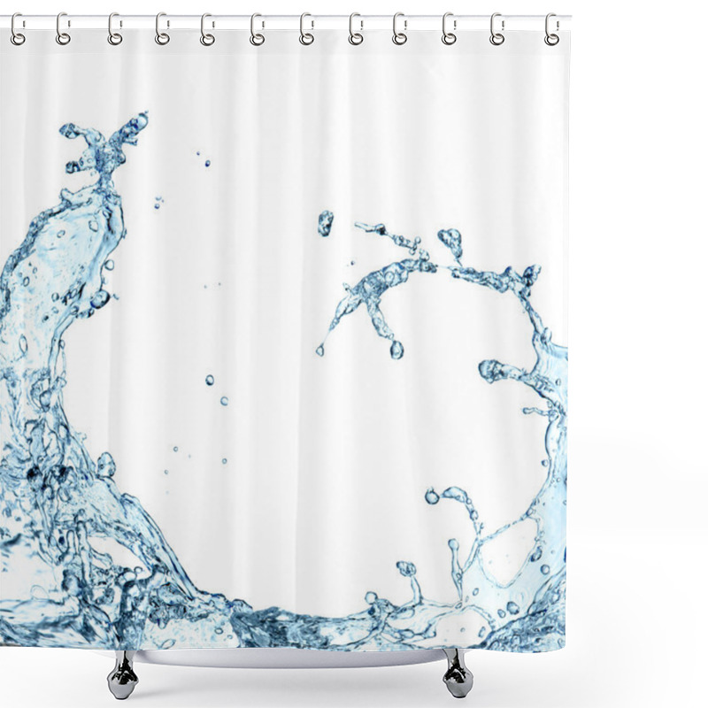 Personality  Water Splash Shower Curtains