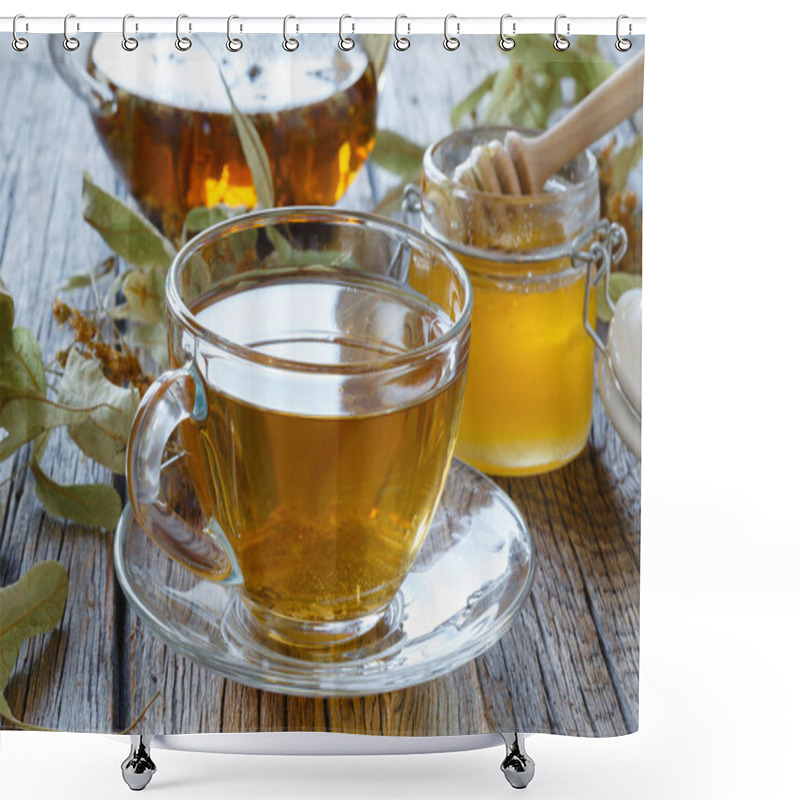 Personality  Dried Herbals For Tea And Breawed Medicine Tea Shower Curtains